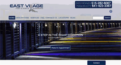 Desktop Screenshot of eastvillagefootandankle.com