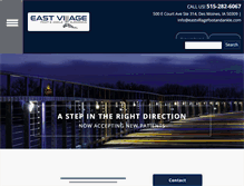Tablet Screenshot of eastvillagefootandankle.com